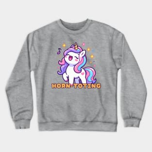 Singing unicorn Crewneck Sweatshirt